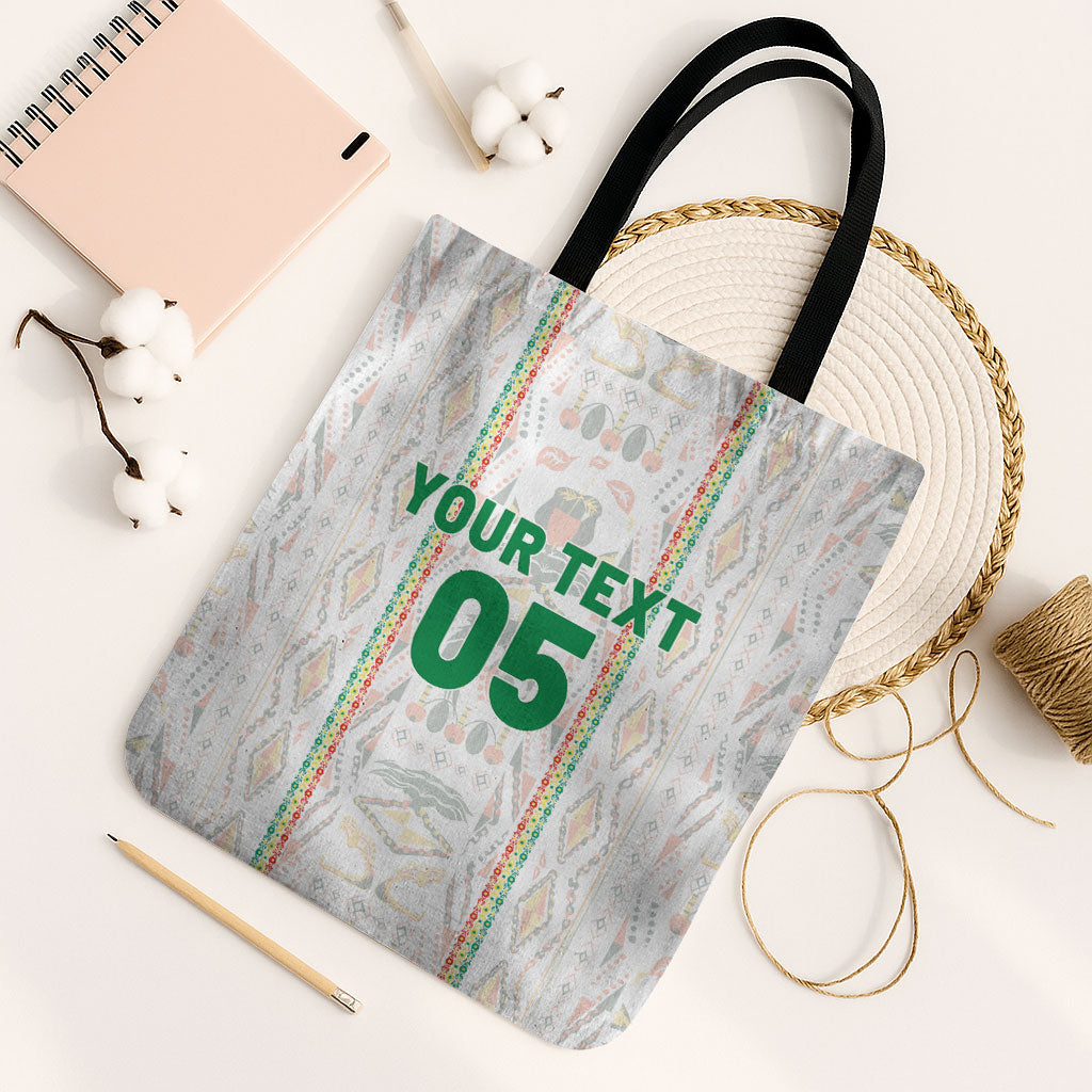 Custom Senegal Football 2026 Tote Bag Car Rapide-Inspired Pattern