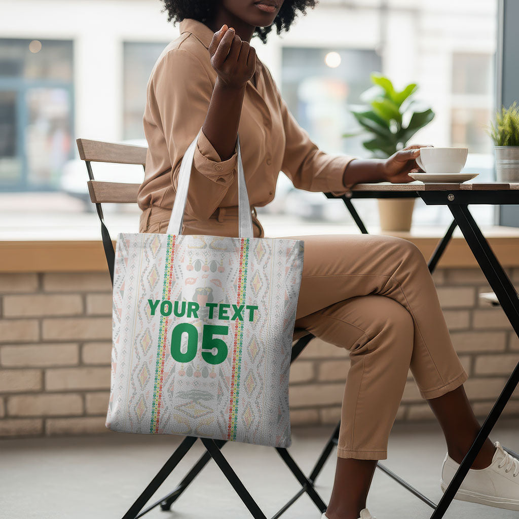 Custom Senegal Football 2026 Tote Bag Car Rapide-Inspired Pattern