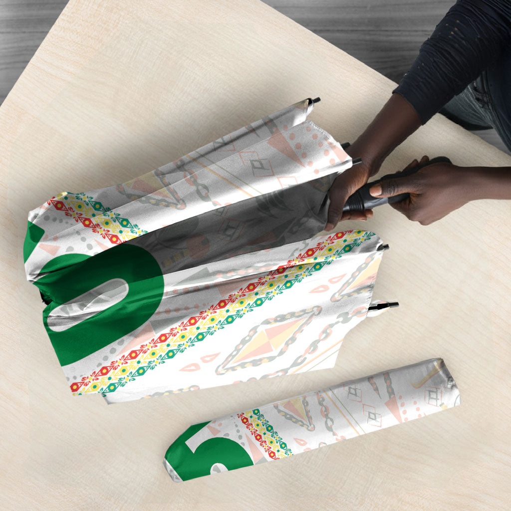 Custom Senegal Football 2026 Umbrella Car Rapide-Inspired Pattern