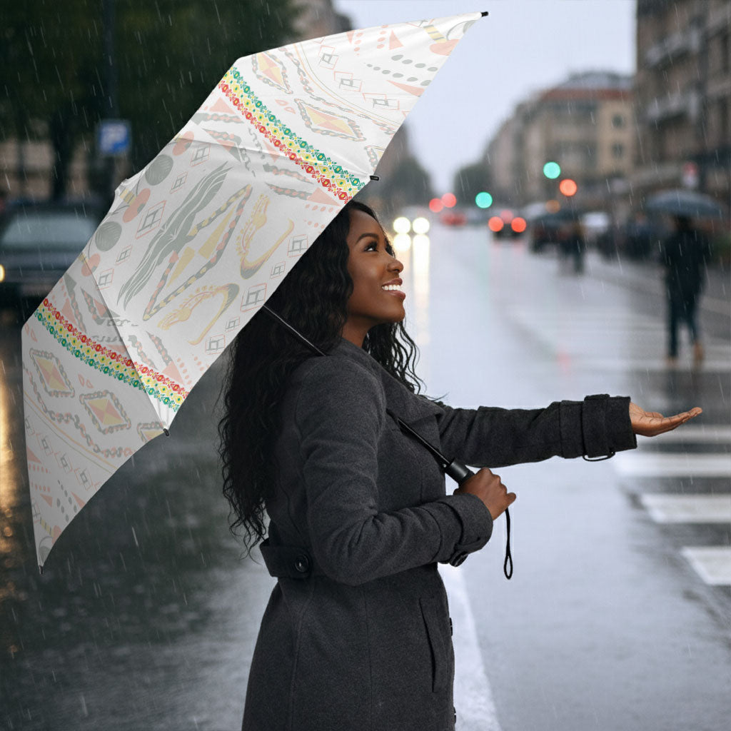 Custom Senegal Football 2026 Umbrella Car Rapide-Inspired Pattern