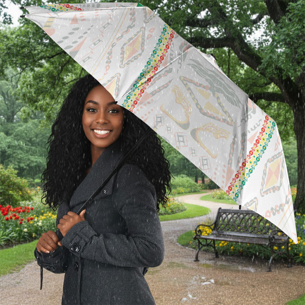 Custom Senegal Football 2026 Umbrella Car Rapide-Inspired Pattern