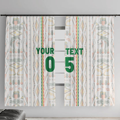 Custom Senegal Football 2026 Window Curtain Car Rapide-Inspired Pattern