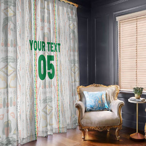 Custom Senegal Football 2026 Window Curtain Car Rapide-Inspired Pattern