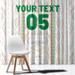 Custom Senegal Football 2026 Window Curtain Car Rapide-Inspired Pattern