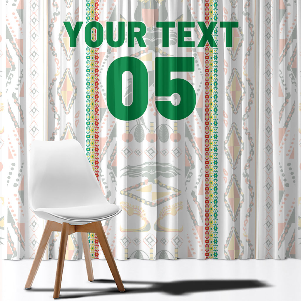 Custom Senegal Football 2026 Window Curtain Car Rapide-Inspired Pattern