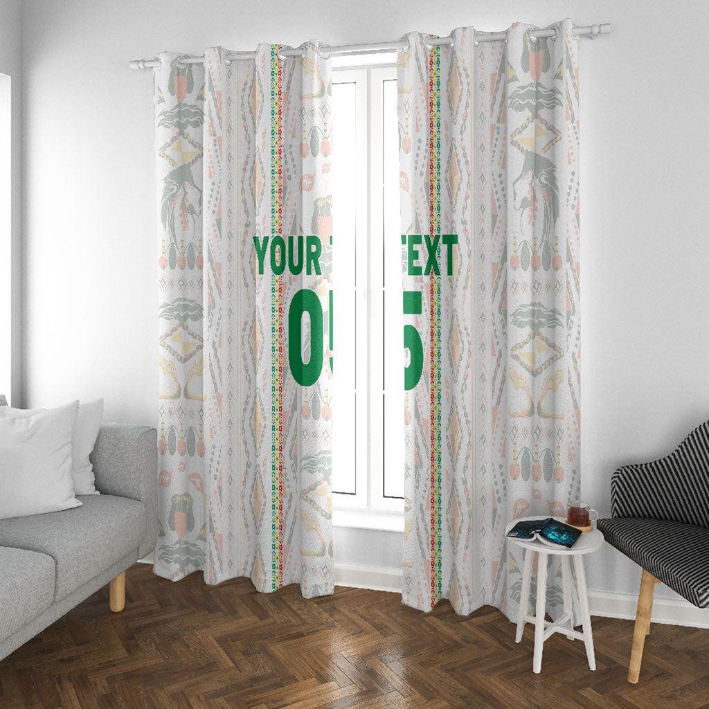 Custom Senegal Football 2026 Window Curtain Car Rapide-Inspired Pattern