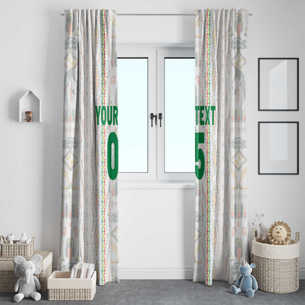 Custom Senegal Football 2026 Window Curtain Car Rapide-Inspired Pattern