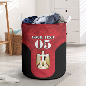 Custom Egypt Football 2026 Laundry Basket Go Pharaohs Special Style