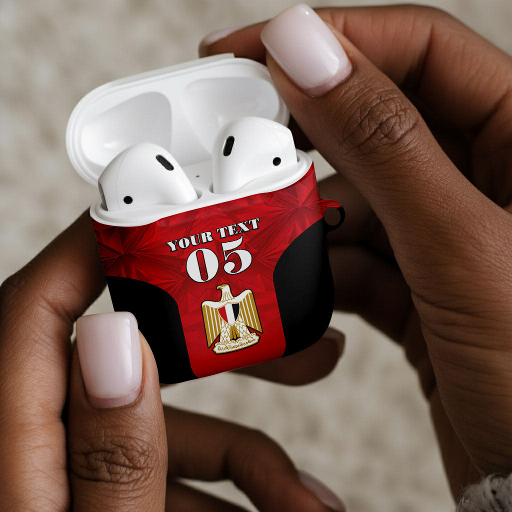 Custom Egypt Football 2026 AirPods Case Go Pharaohs Special Style