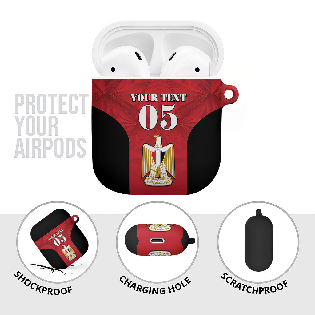 Custom Egypt Football 2026 AirPods Case Go Pharaohs Special Style