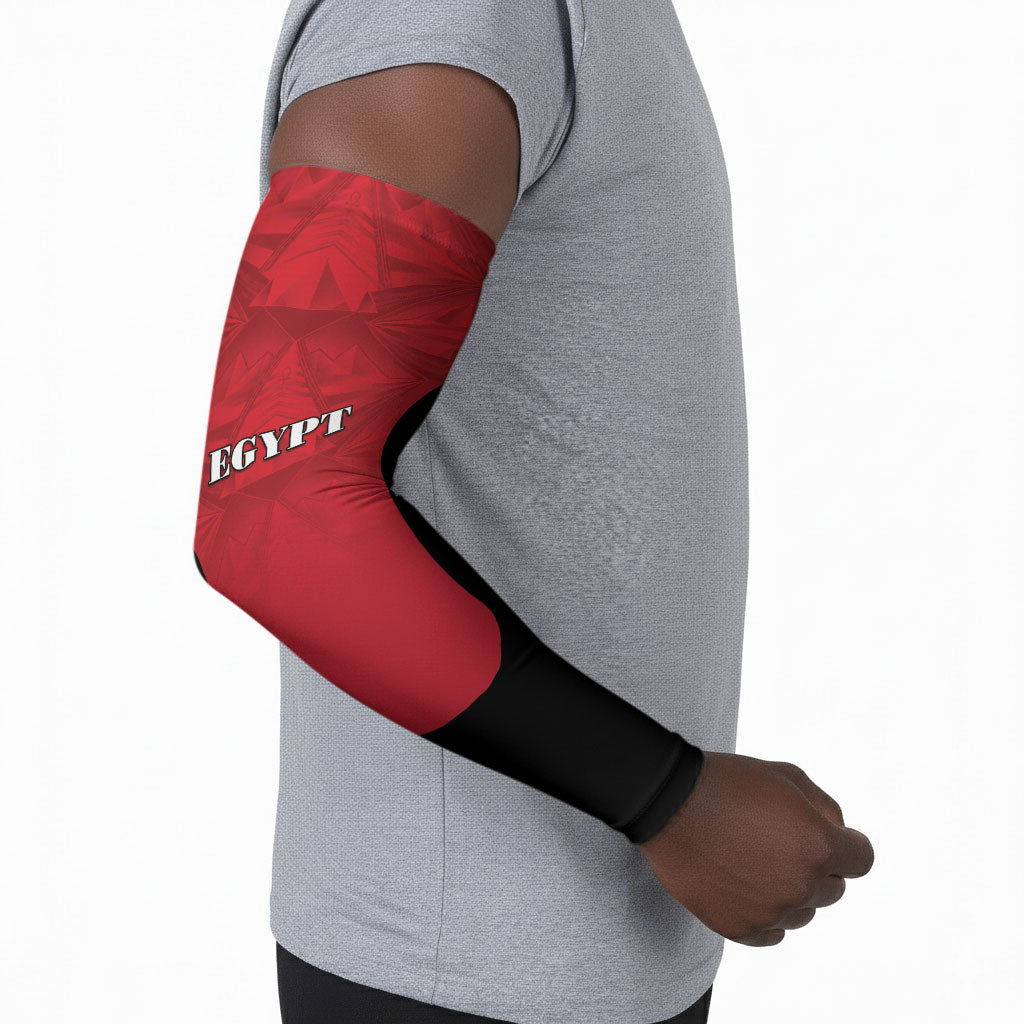 Custom Egypt Football 2026 Arm Sleeves Go Pharaohs Special Style