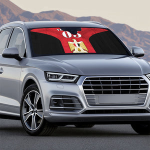 Custom Egypt Football 2026 Auto Sun Shade Go Pharaohs Special Style