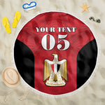 Custom Egypt Football 2026 Beach Blanket Go Pharaohs Special Style