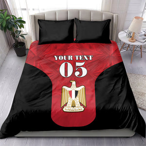 Custom Egypt Football 2026 Bedding Set Go Pharaohs Special Style