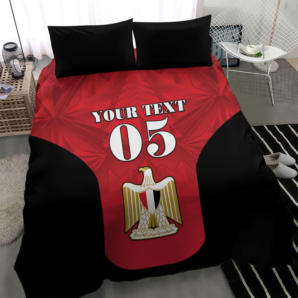 Custom Egypt Football 2026 Bedding Set Go Pharaohs Special Style