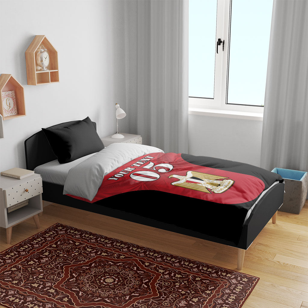 Custom Egypt Football 2026 Bedding Set Go Pharaohs Special Style