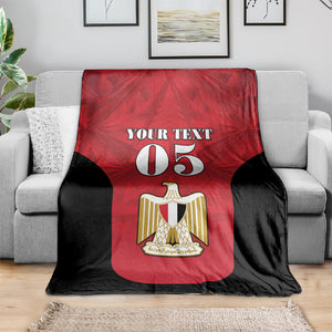 Custom Egypt Football 2026 Blanket Go Pharaohs Special Style