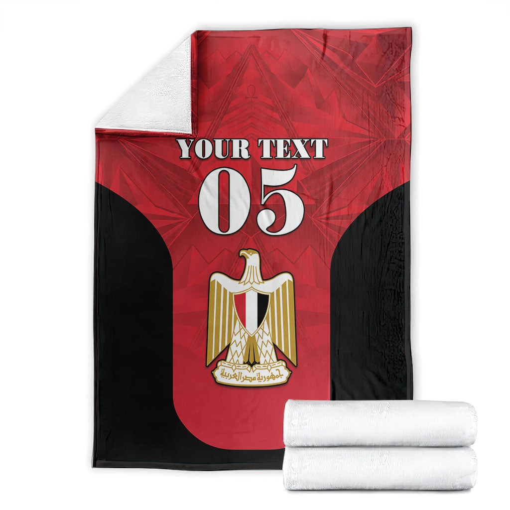 Custom Egypt Football 2026 Blanket Go Pharaohs Special Style