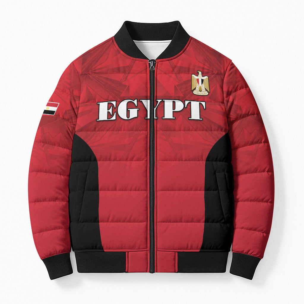 Custom Egypt Football 2026 Bomber Puffer Jacket Go Pharaohs Special Style