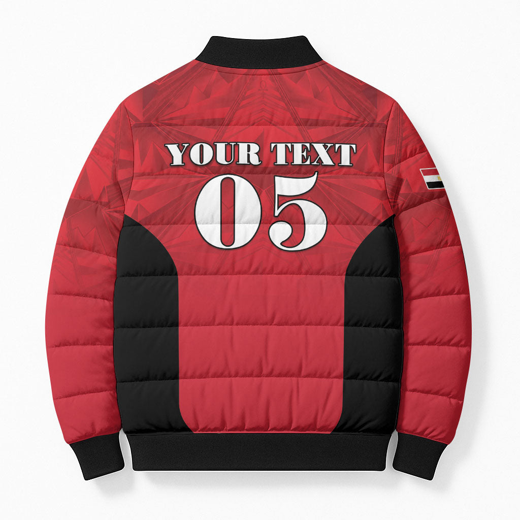 Custom Egypt Football 2026 Bomber Puffer Jacket Go Pharaohs Special Style