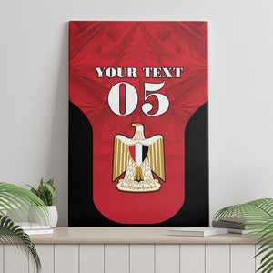 Custom Egypt Football 2026 Canvas Wall Art Go Pharaohs Special Style