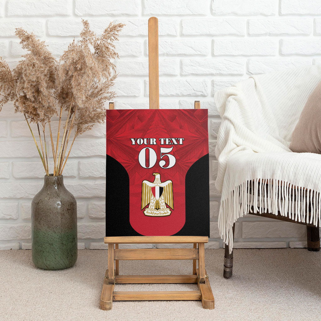 Custom Egypt Football 2026 Canvas Wall Art Go Pharaohs Special Style
