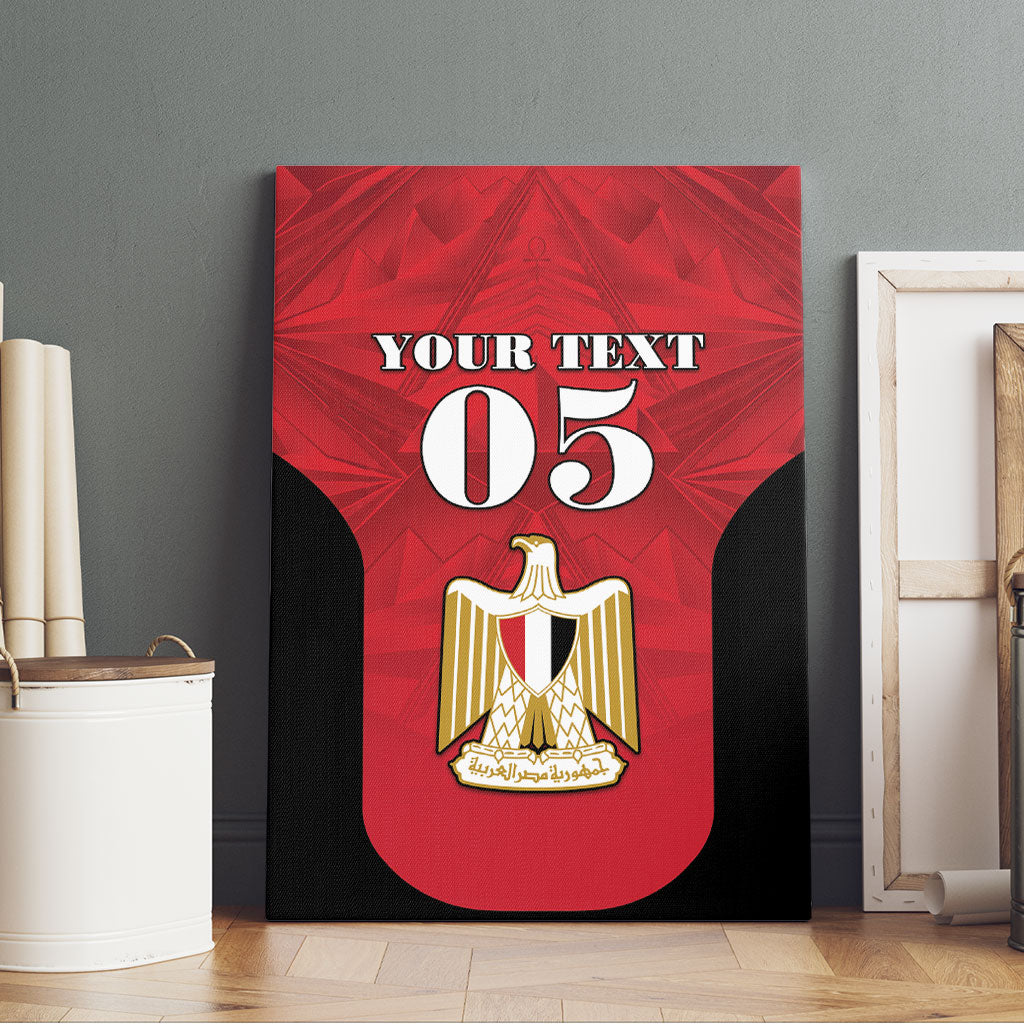 Custom Egypt Football 2026 Canvas Wall Art Go Pharaohs Special Style