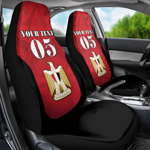 Custom Egypt Football 2026 Car Seat Cover Go Pharaohs Special Style