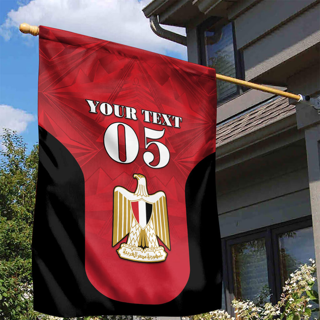 Custom Egypt Football 2026 Garden Flag Go Pharaohs Special Style