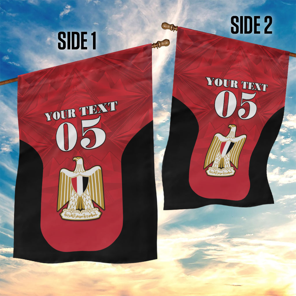 Custom Egypt Football 2026 Garden Flag Go Pharaohs Special Style