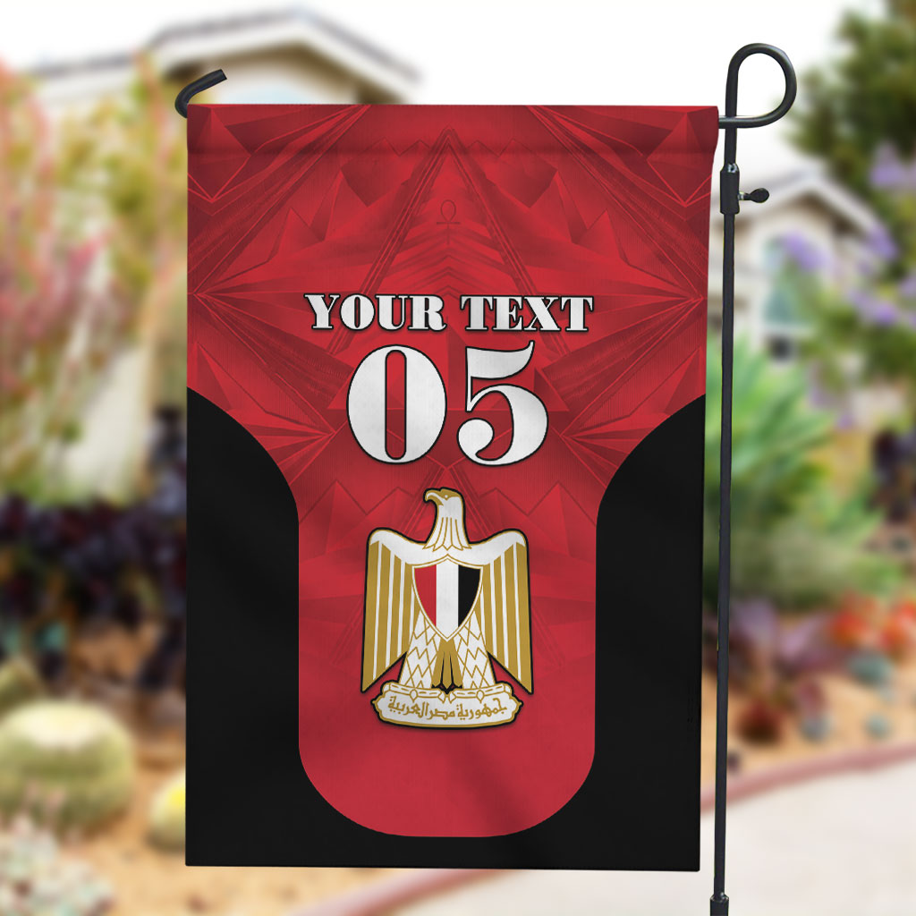 Custom Egypt Football 2026 Garden Flag Go Pharaohs Special Style