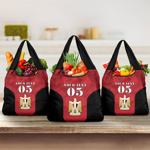 Custom Egypt Football 2026 Grocery Bag Go Pharaohs Special Style