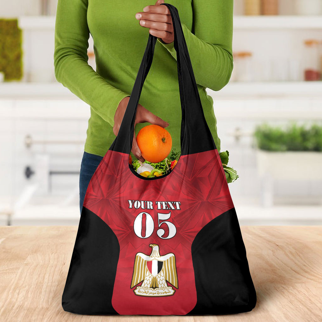 Custom Egypt Football 2026 Grocery Bag Go Pharaohs Special Style