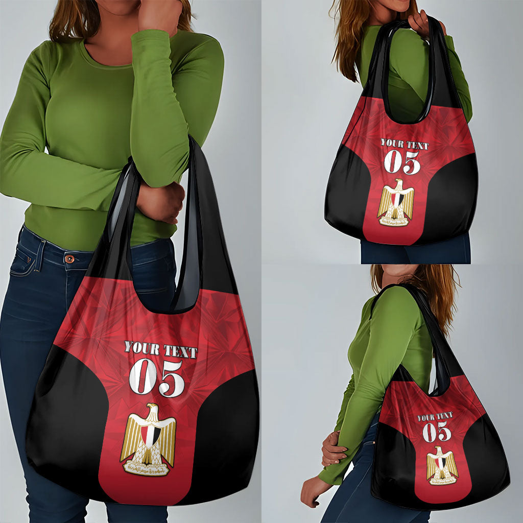 Custom Egypt Football 2026 Grocery Bag Go Pharaohs Special Style