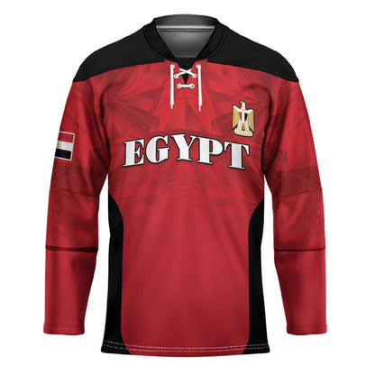 Custom Egypt Football 2026 Hockey Jersey Go Pharaohs Special Style
