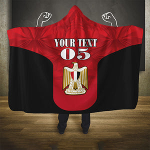 Custom Egypt Football 2026 Hooded Blanket Go Pharaohs Special Style