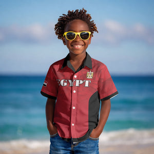 Custom Egypt Football 2026 Kid Hawaiian Shirt Go Pharaohs Special Style