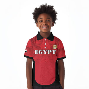 Custom Egypt Football 2026 Kid Polo Shirt Go Pharaohs Special Style