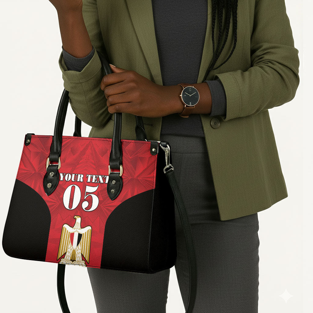 Custom Egypt Football 2026 Leather Bag Go Pharaohs Special Style