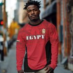 Custom Egypt Football 2026 Long Sleeve Shirt Go Pharaohs Special Style