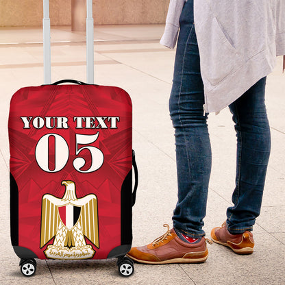 Custom Egypt Football 2026 Luggage Cover Go Pharaohs Special Style