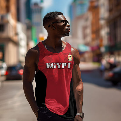 Custom Egypt Football 2026 Men Tank Top Go Pharaohs Special Style
