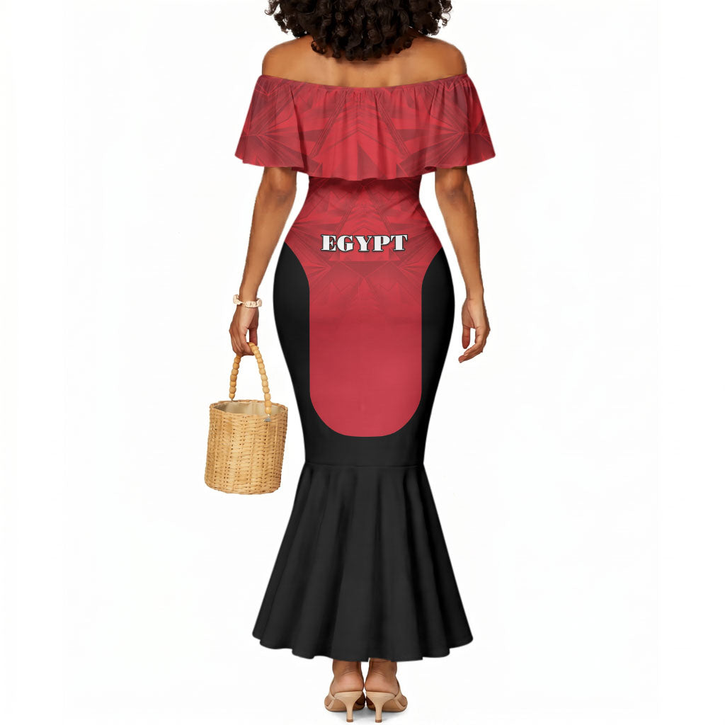 Custom Egypt Football 2026 Mermaid Dress Go Pharaohs Special Style