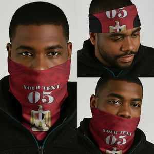 Custom Egypt Football 2026 Neck Gaiter Go Pharaohs Special Style