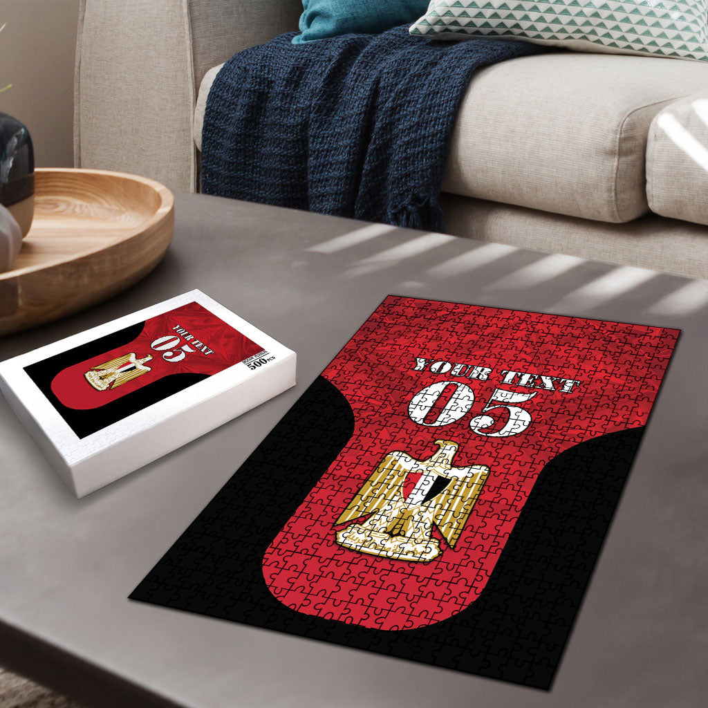 Custom Egypt Football 2026 Puzzle Go Pharaohs Special Style