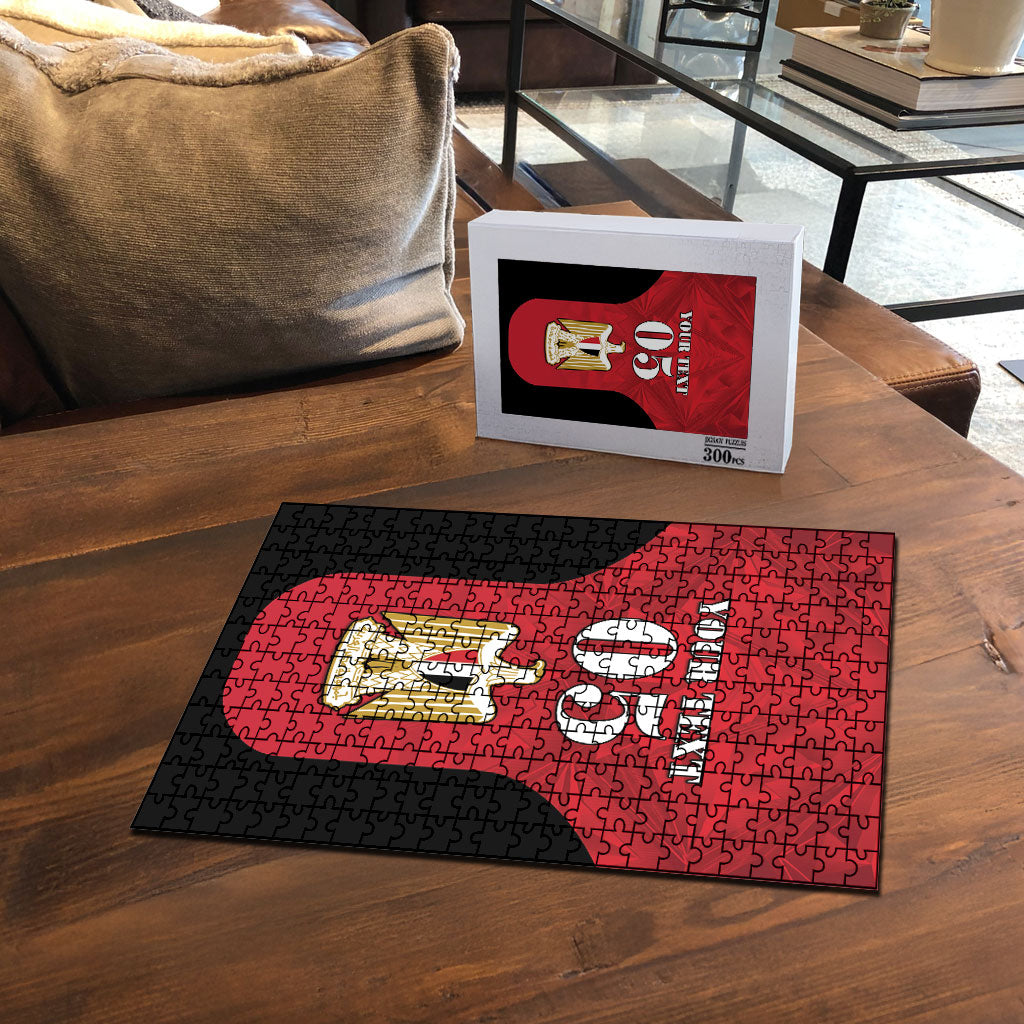 Custom Egypt Football 2026 Puzzle Go Pharaohs Special Style