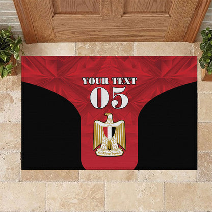 Custom Egypt Football 2026 Rubber Doormat Go Pharaohs Special Style