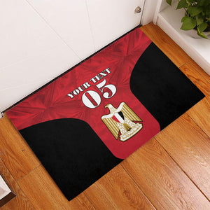 Custom Egypt Football 2026 Rubber Doormat Go Pharaohs Special Style
