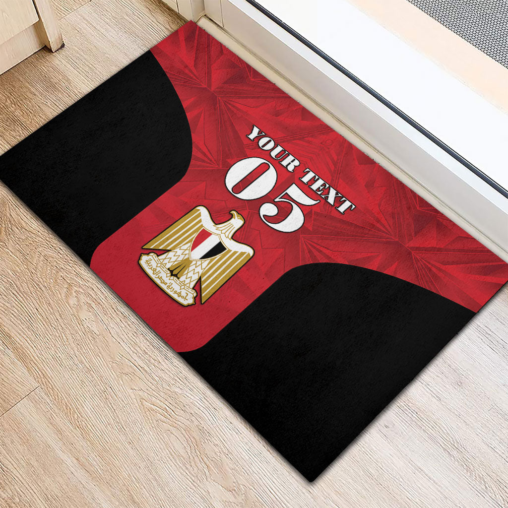 Custom Egypt Football 2026 Rubber Doormat Go Pharaohs Special Style