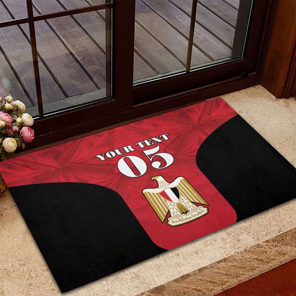 Custom Egypt Football 2026 Rubber Doormat Go Pharaohs Special Style